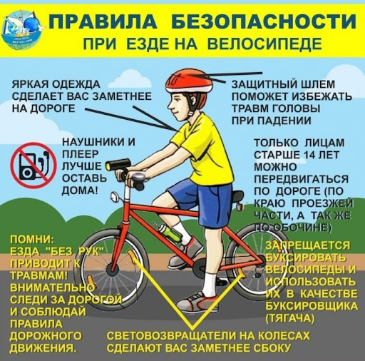 Правила езды на велосипеде